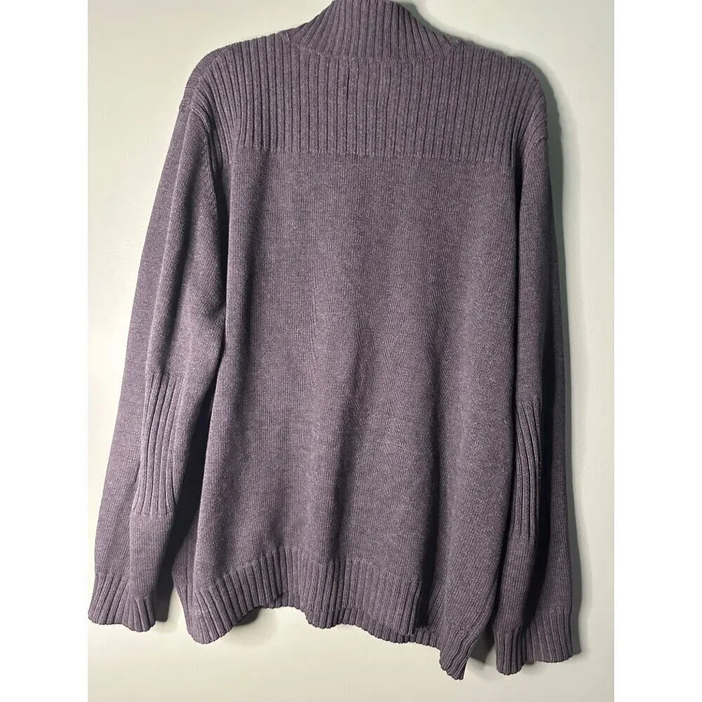 Paradise Collection Men’s XL Gray Cotton Sweater Classic Preppy Pullover office